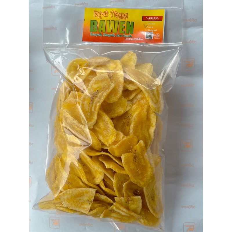 

KRIPIK PISANG BAWEN 250gr/ MANIS, ASIN, GURIH