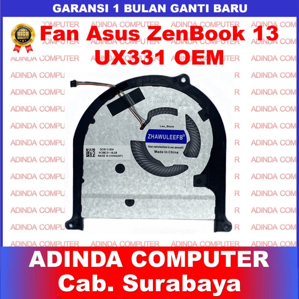 Kipas Fan Asus ZenBook 13 UX331 UX331FA UX331FN UX331U UX331UA UX331UAL UX331UN UX331UX