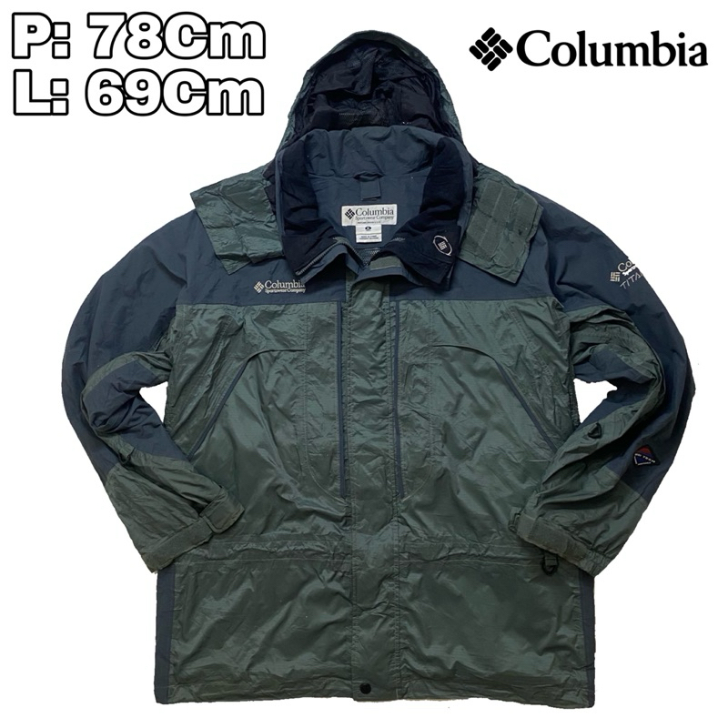 J57 Jaket Jumbo Outdoor Columbia Titanium Vintage Omni Tech  Waterproof Breathable Gropcore Hiking P