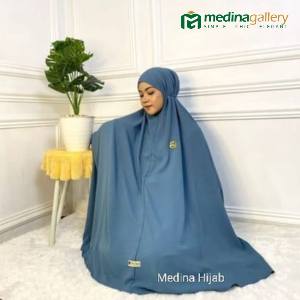 Mukena Crinkle Pocket Airflow / Mukena Jumbo Resleting 2in1