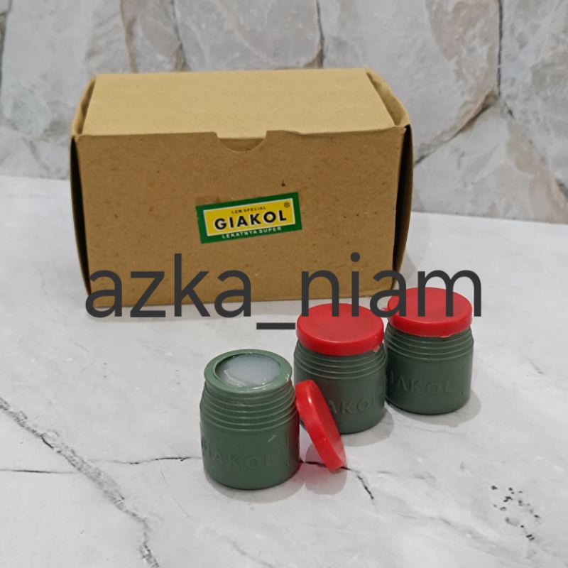 

Azka_Niam SATU PACK ( 24 PCS ) Lem Colek / Lem Kertas Giakol Kecil