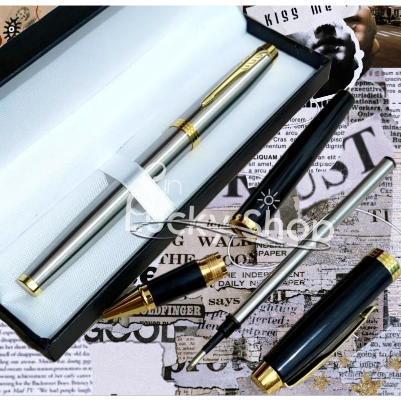 

Pulpen Custom {A-R250} Free Nama Pulpen Metal Roller Ball Model Parker IM New | pena Cair Custom Souvenir