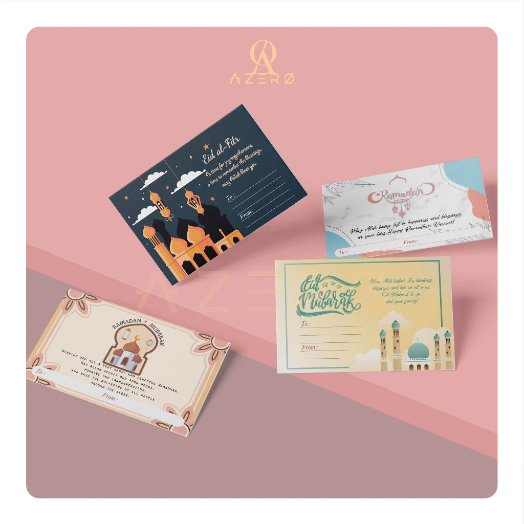 KARTU UCAPAN IDUL FITRI - TAG IDUL FITRI - IDUL FITRI TAG - IDUL FITRI HAMPERS GREETING CARD - KARTU