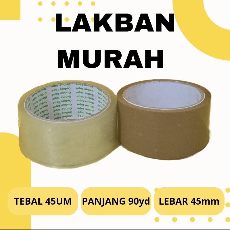 

Lakban Bening Lakban Coklat Lakban Murah Isolasi Besar Isolasi Murah isolasi Paket