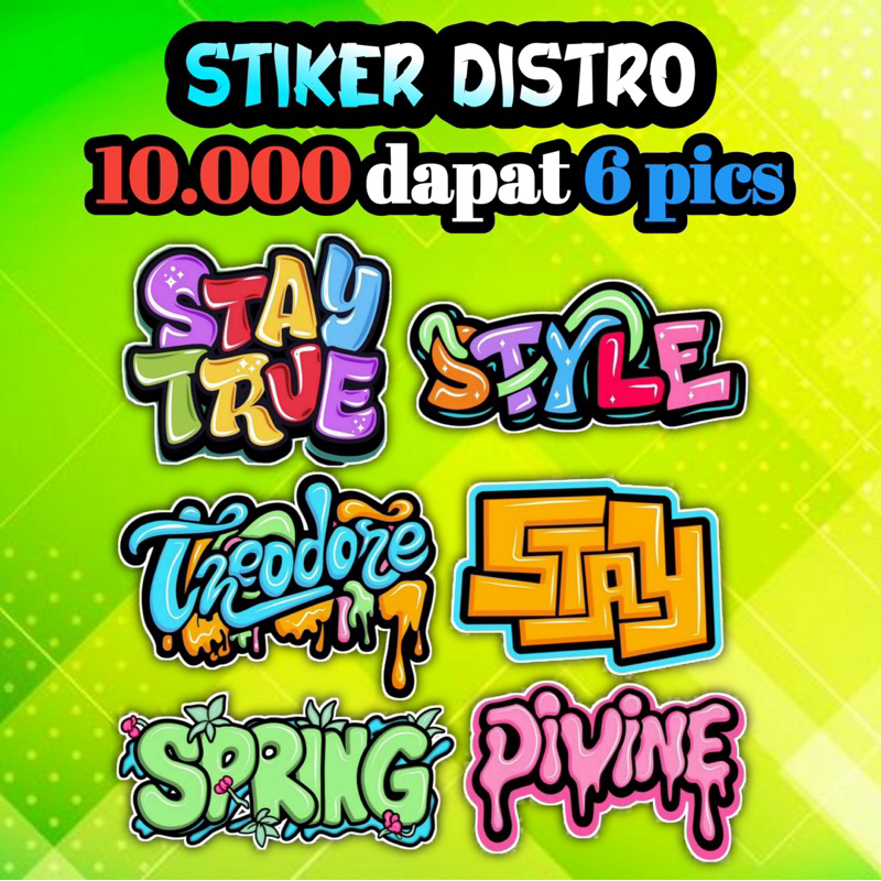 

STIKER DISTRO MURAH