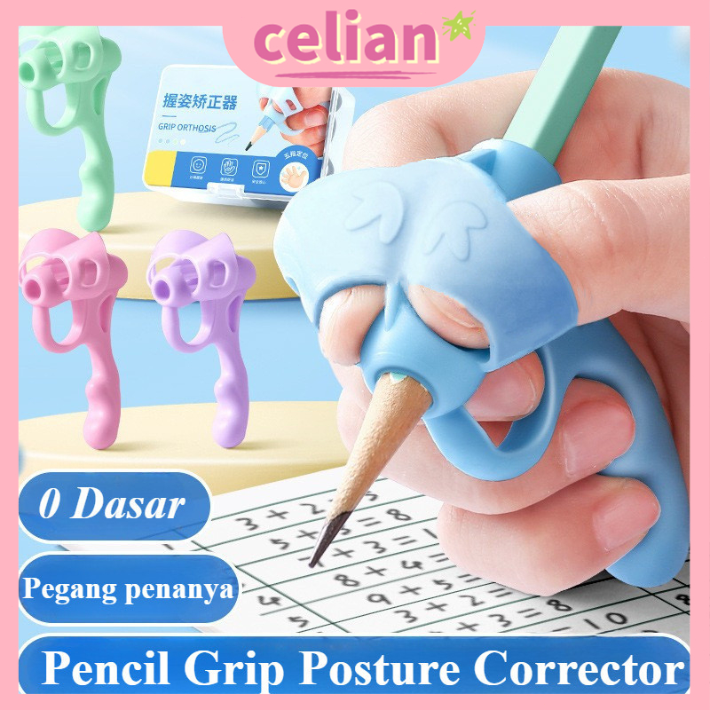 

Pencil Grip Alat Bantu Tulis Anak / Writing Grip Pencil Holder/pencil Grip Posture Corrector/alat Bantu Anakbelajar Menulis/