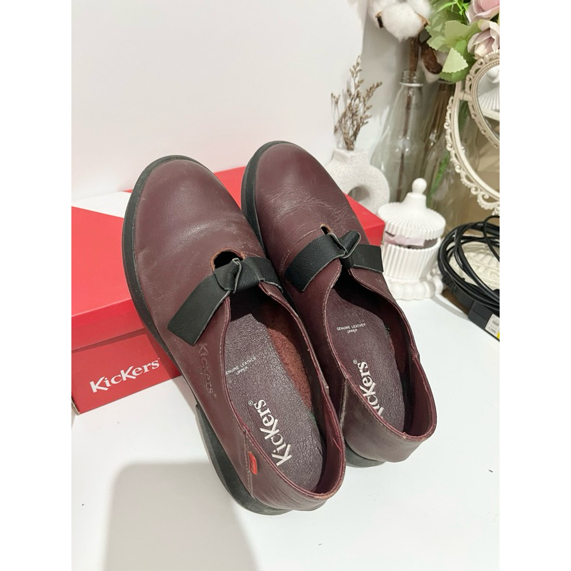 PRELOVED Sepatu Kulit Asli brand Kickers / Sepatu Kulas / Sepatu Kerja / Sepatu Wanita / Sepatu Kick