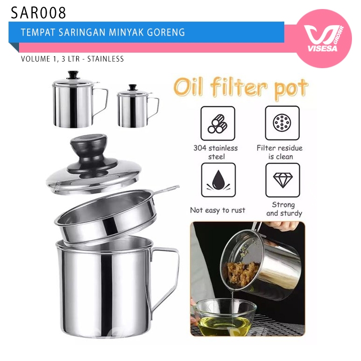 Saringan minyak oil pot 1.3 liter