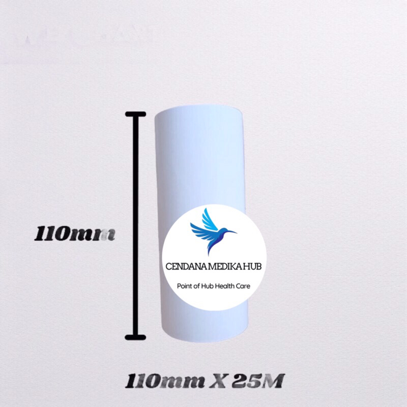 Kertas spirometer ukuran 110MM x 25M