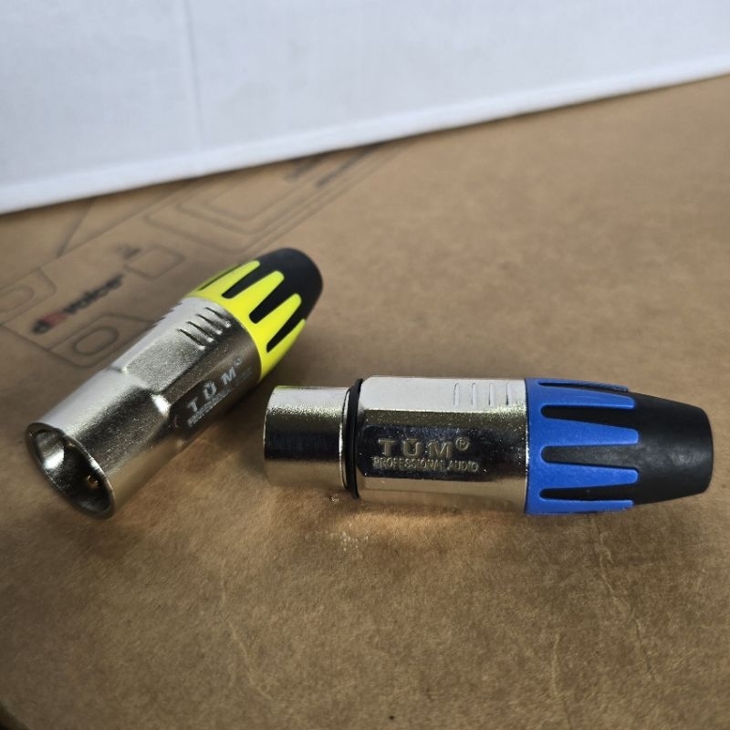 JACK XLR TUM PREMIUM JACK XLR CANNON TUM MALE  / FEMALE jack Canon Tum Crom