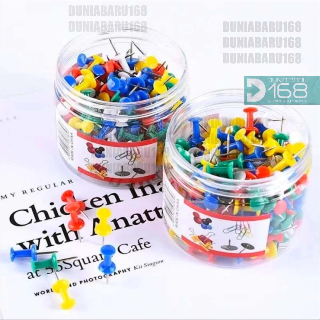 

Push Pin Paku Kertas Fiber Dokumen / Push Pin Paku Stearofoam