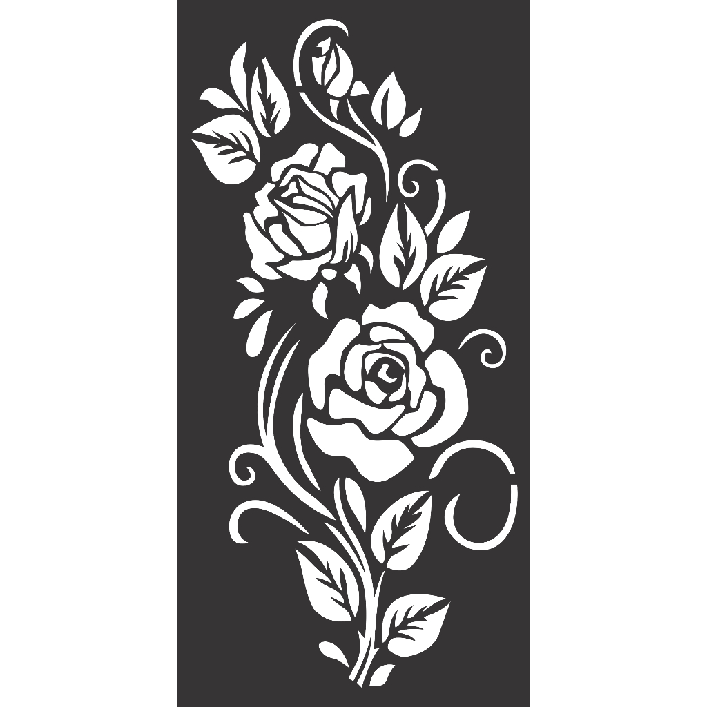 KRAWANGAN PLAT BESI PAGAR CUTTING LASER MOTIF 87