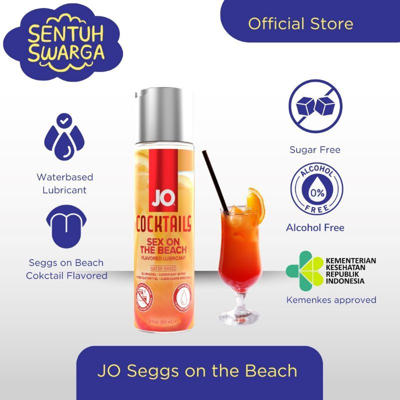 JO Sex on The Beach Cocktails Series | Pelumas water based