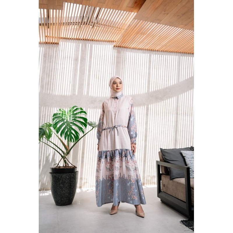 Monel Eid Series FLOELLA (Dress/Terusan/Gamis) By Monel_Chavians