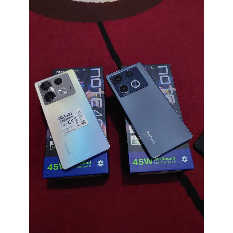 Infinix note 40 second 8/256 garansi resmi