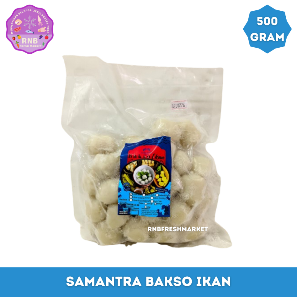 

Samantra Bakso Ikan Netto 500 Gram