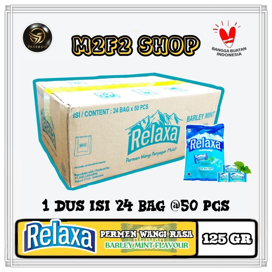 

Permen Relaxa Barley Mint Flavor - 125 gr (Kemasan Karton)