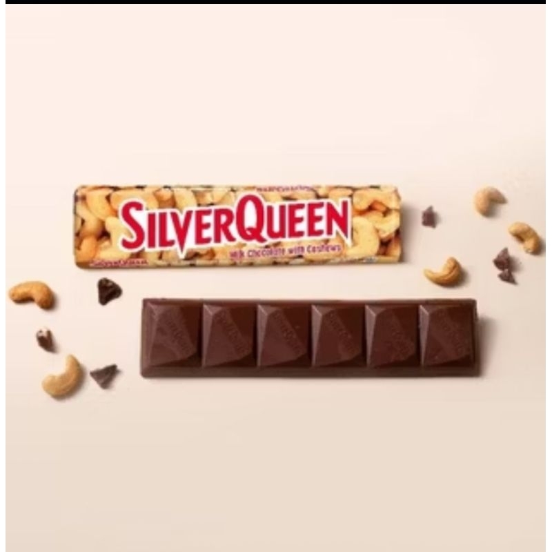 

Silverqueen 25gr Silver Queen Cokelat Cashew Coklat Chocolate