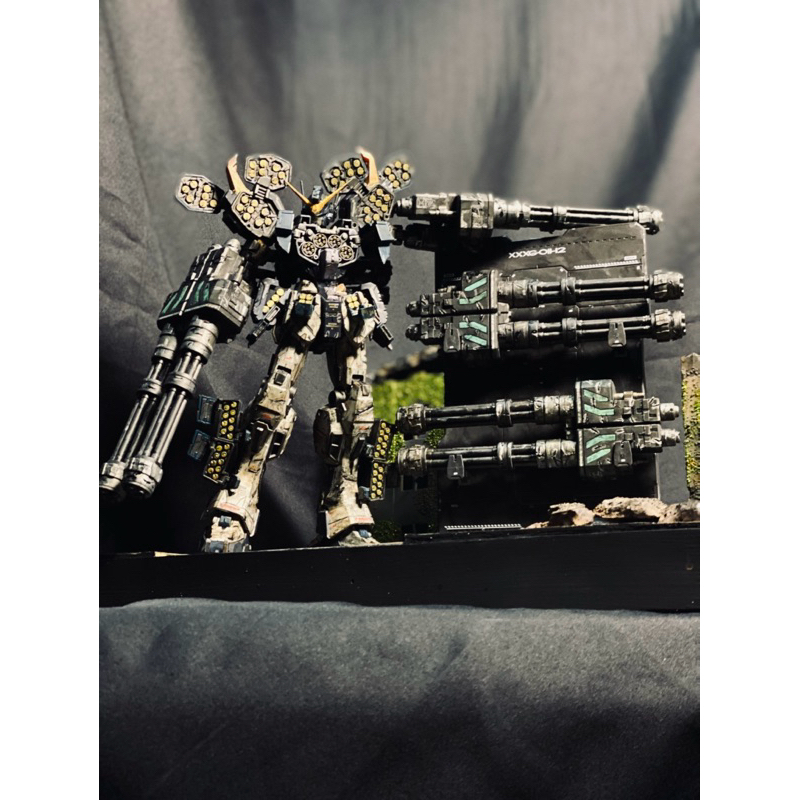MG Heavyarms special Custom limited Repaint Battle Damage lengkap no minus no hg rg pg gundam MG Gun