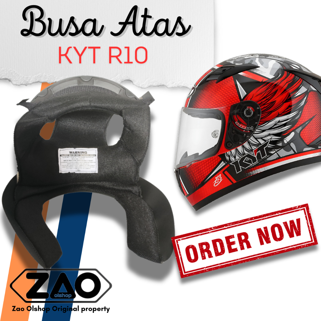 Busa Kepala helm KYT R10 | Crownpad helmet kyt R10 ALL size