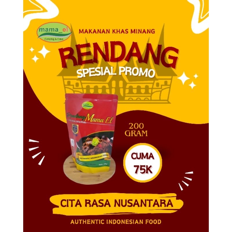 

Rendang Daging Sapi MamaEl 200/g