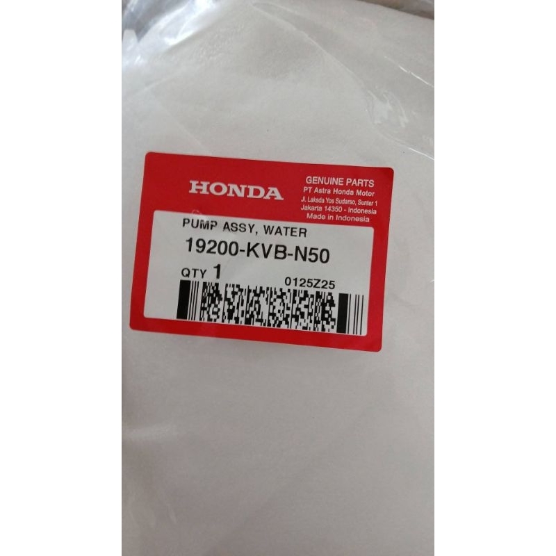 Pompa Air Radiator Honda Vario 110 Karbu