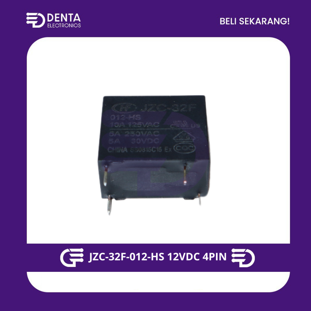JZC-32F-012-HS 12VDC 4PIN