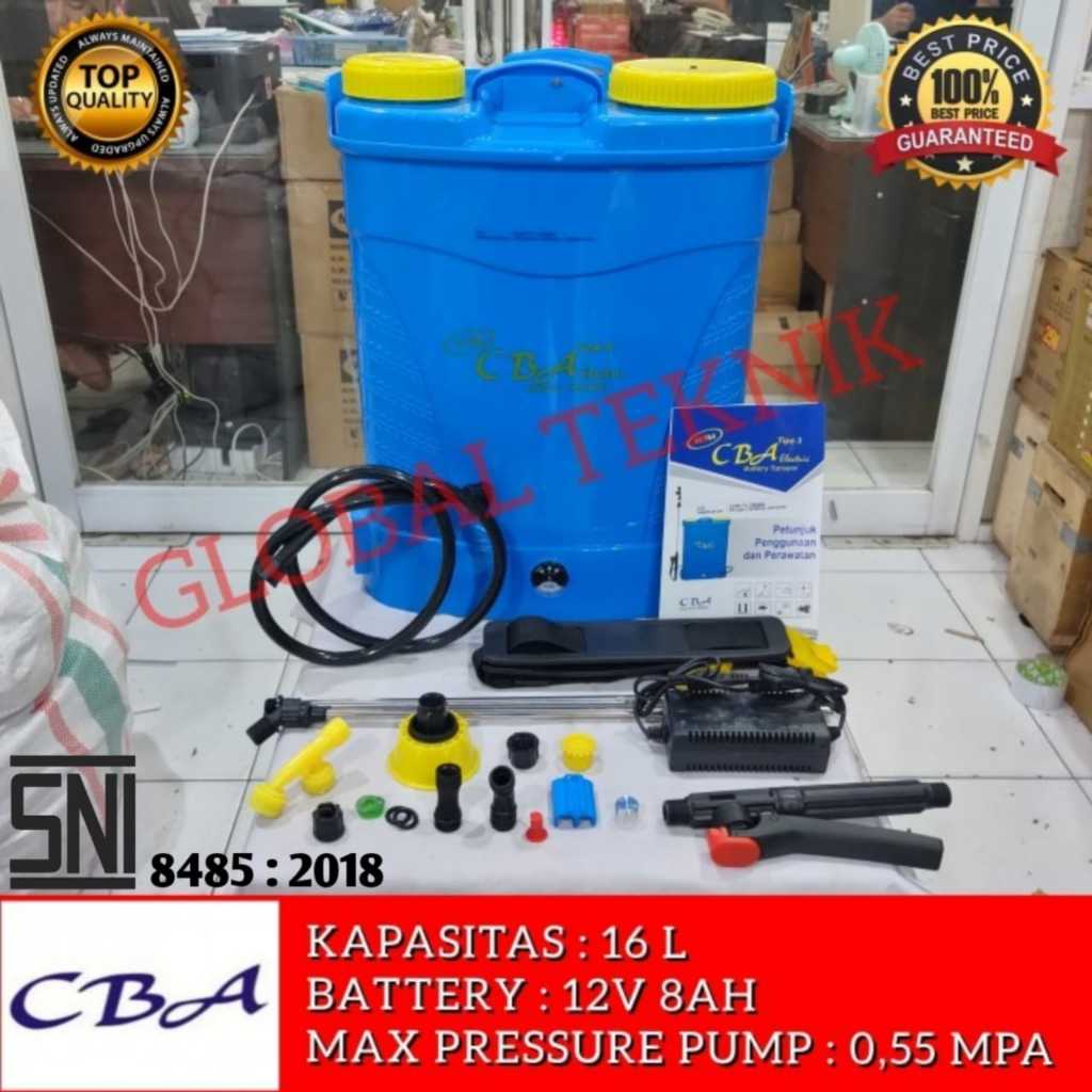 Sprayer Elektrik Ultra 16 L CBA Semprotan Tanaman pompa elektrik semprot hama electric sprayer pompa