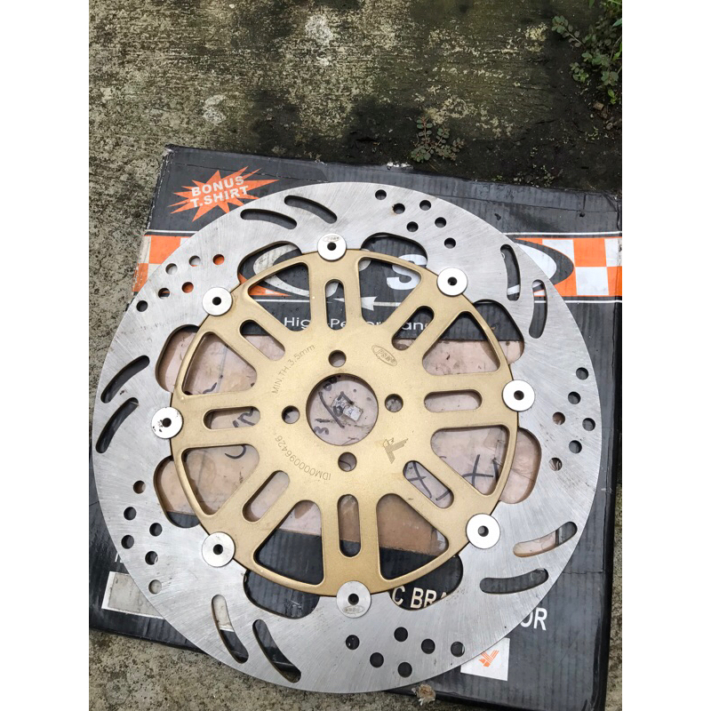 piringan cakram depan PSM suzuki thunder smash non bracket stock lama