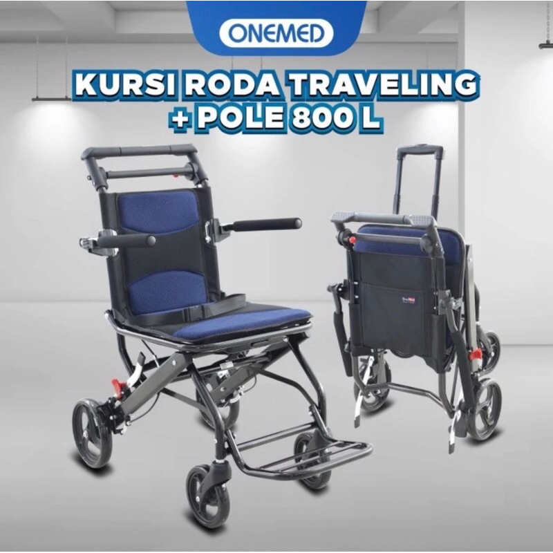 ONEMED KURSI RODA TRAVELLING WITH POLE