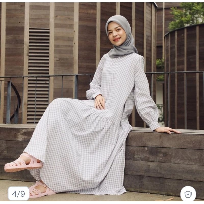 gingham dress by hijabchic