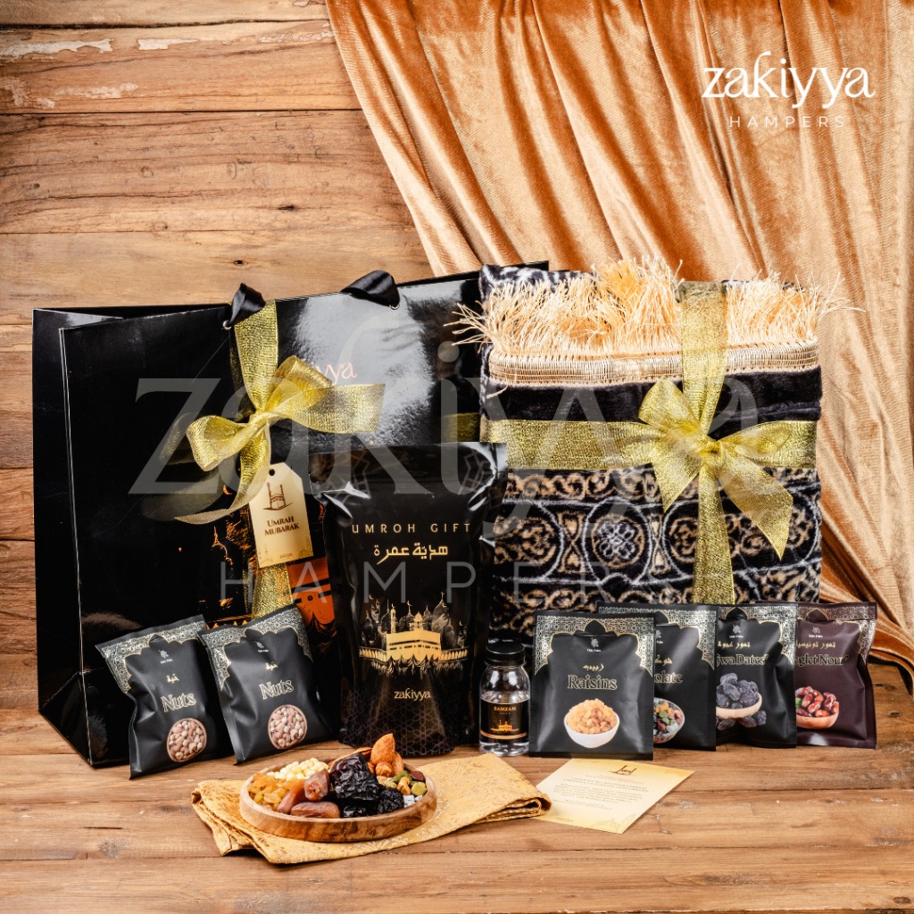 

Hampers Oleh Oleh Souvenir Haji Umroh Premium Paket Ekslusif Heliconia