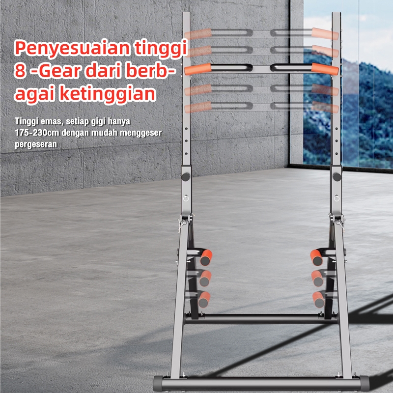 DISKON ADJUSTABLE HEIGHT PULL UP BAR/MULTI-FUNCTION POWER TOWER/ALAT FITNESS/ALAT