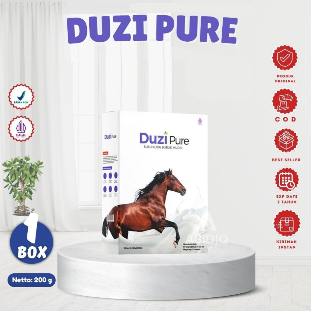 

Duzi Pure - Susu Kuda Liar Bubuk Minuman Sehat Menjaga Persendian Daya Tahan Tubuh 200g
