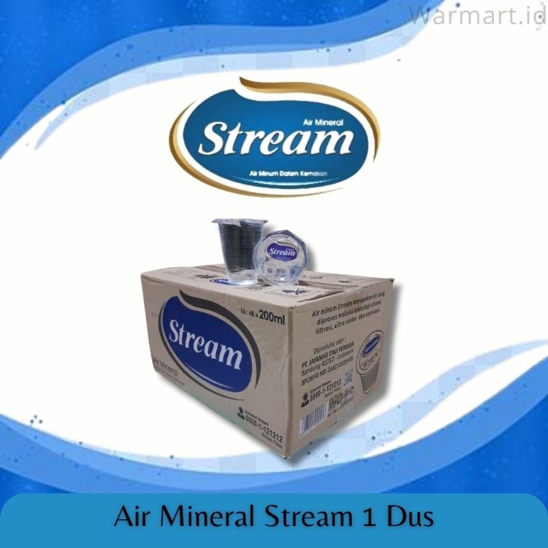 

Air Mineral - Stream 1 Dus isi 48x200ml