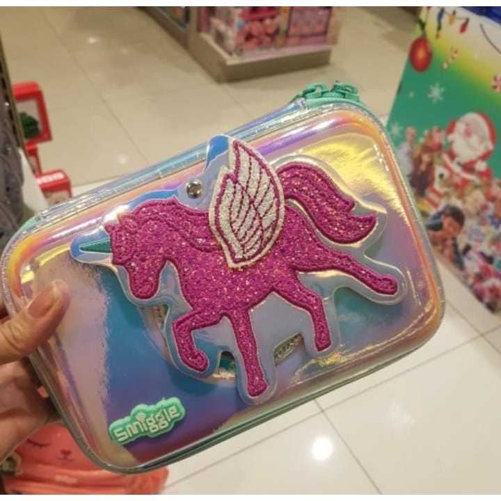 

( REJECT ) Smiggle Pencil Case Hardtop Unicorn Mirror