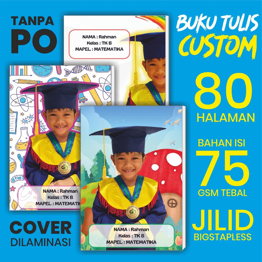 

BUKU TULIS SEKOLAH CUSTOM DESIGN SUKA SUKA