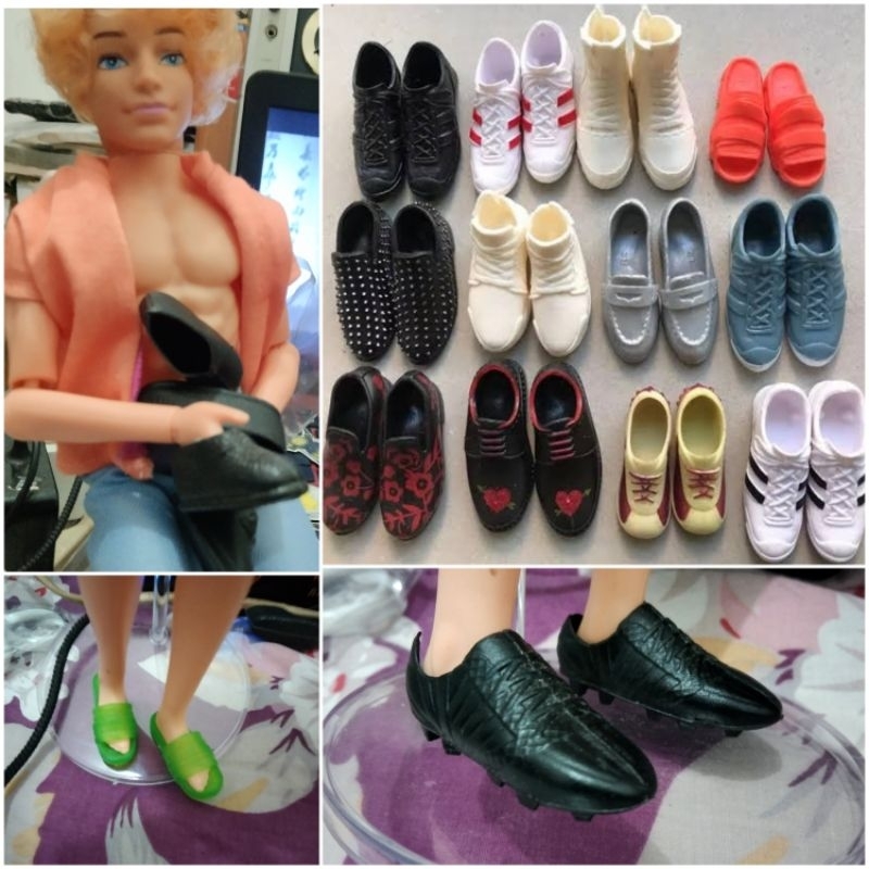 Sepatu boneka Barbie laki-laki, sepatu boneka Ken