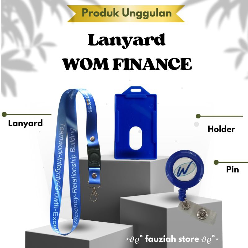 

READY! TALI ID CARD WOM FINANCE / LANYARD WOM FINANCE Termurah!!!