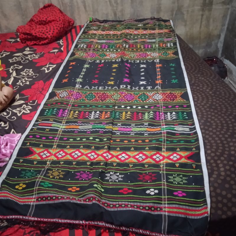 ulos hitam jumbo polos batak toba