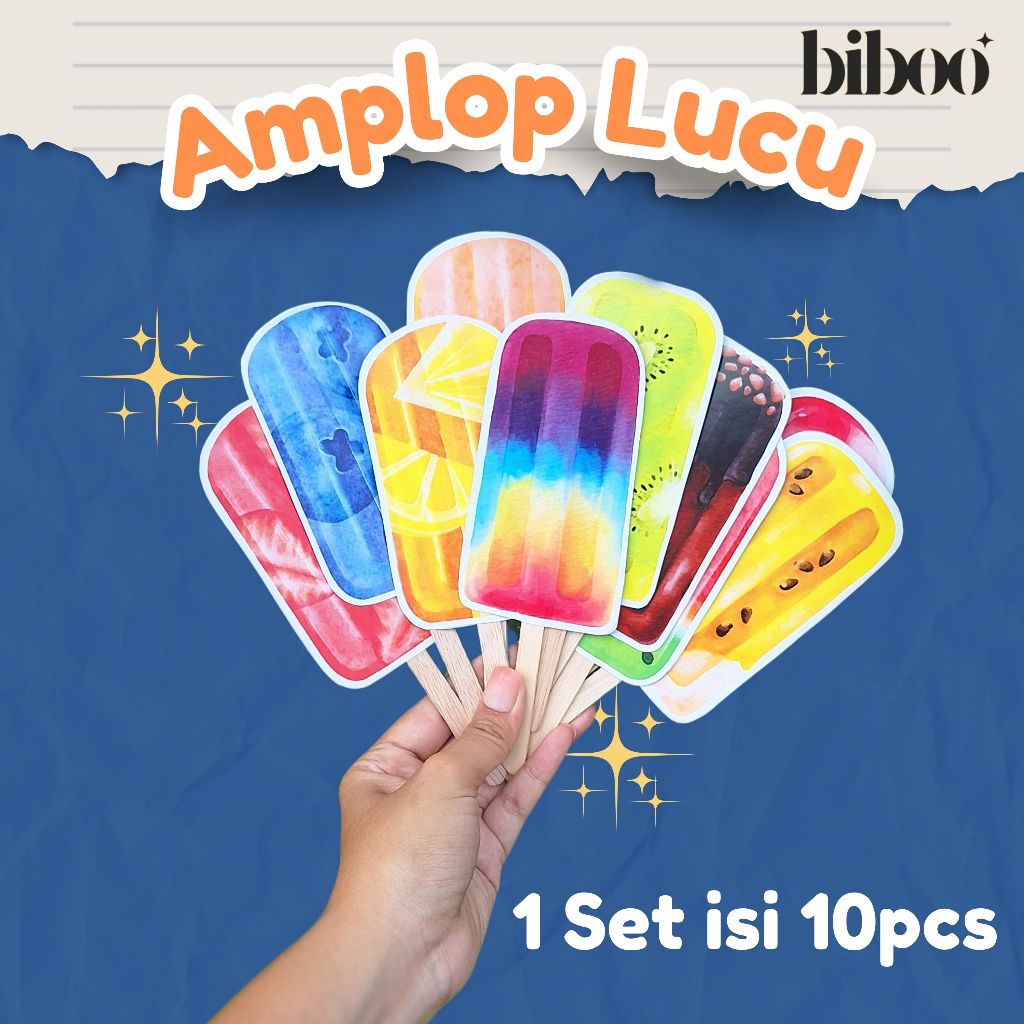 

Amplop Lebaran 3D - Es Krim Angpao THR Unik Viral (10 pcs)