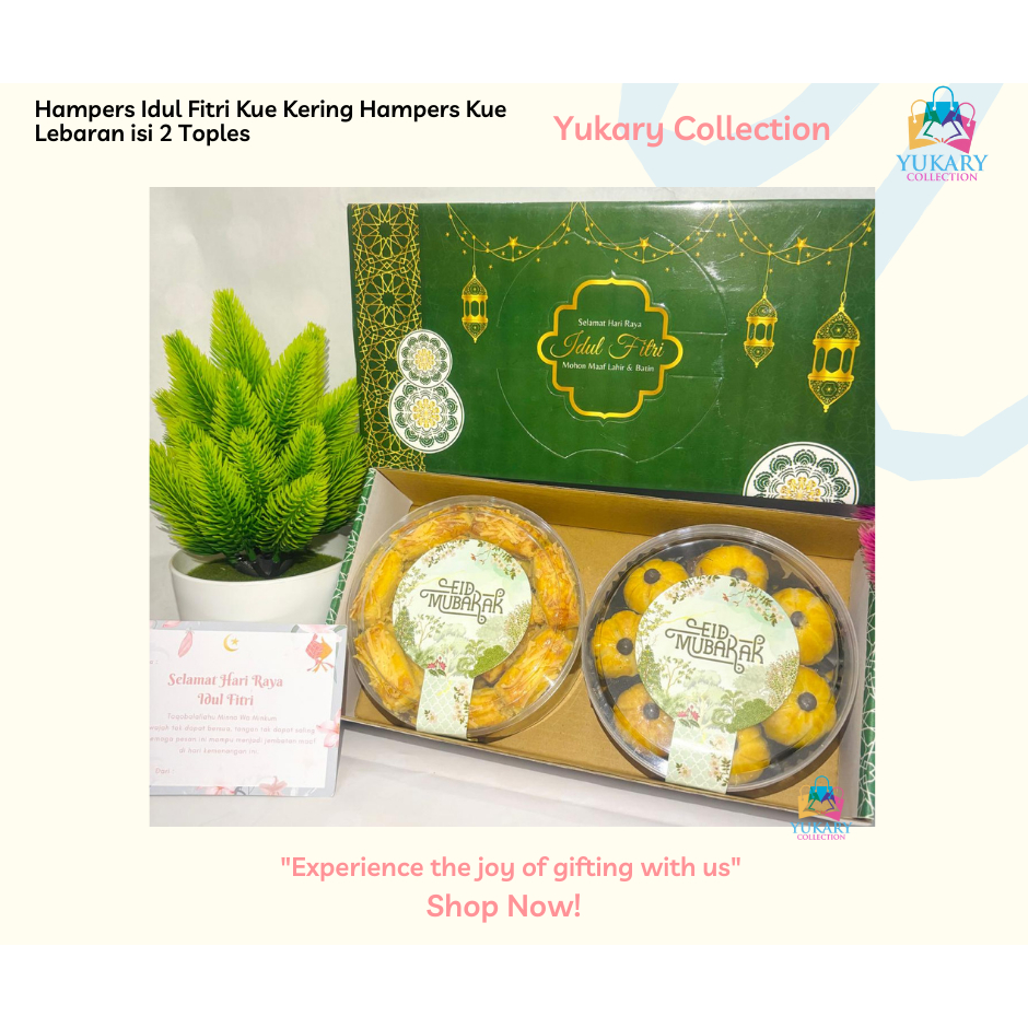

Hampers Idul Fitri Kue Kering Hampers Kue Lebaran isi 2 Toples