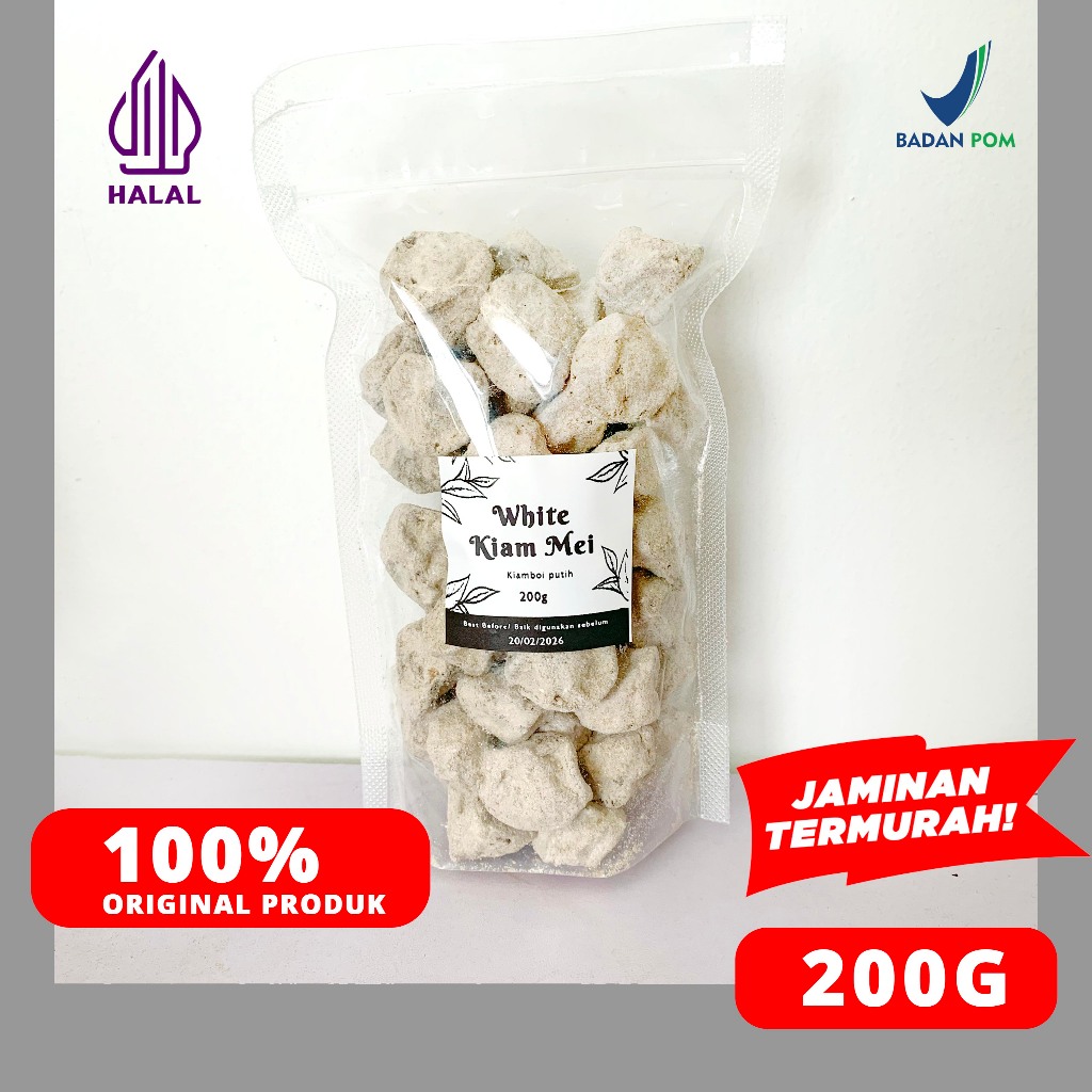 

WHITE KIAM MEI DRIED KIAMBOI PUTIH PLUM KERING SHUNTAI 200G