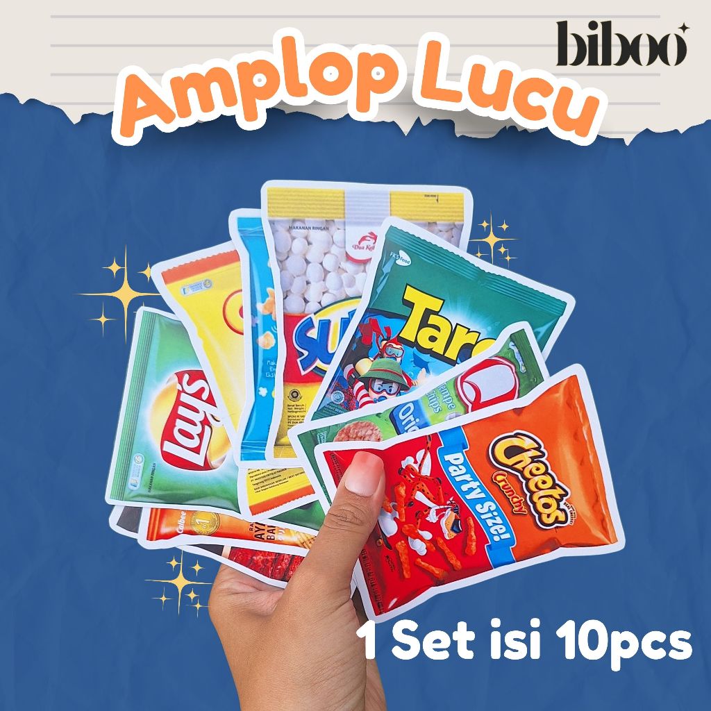 

Amplop Lebaran 3D - Snack Angpao Uang THR Unik Viral (10 pcs)