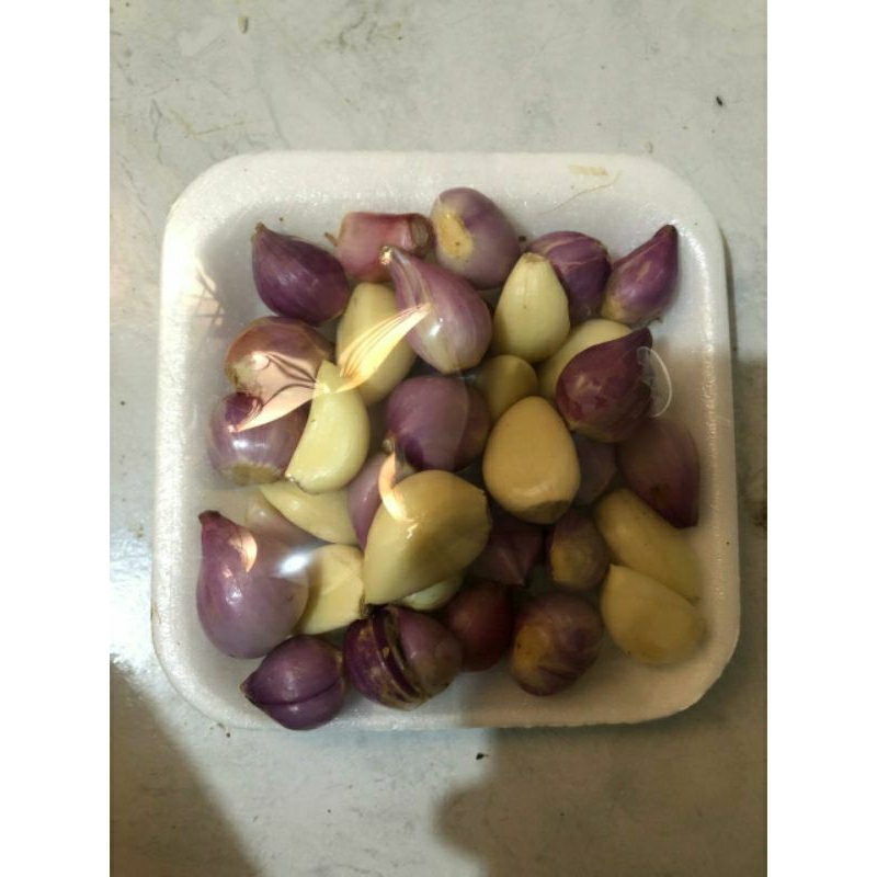 

bawang campur kupas