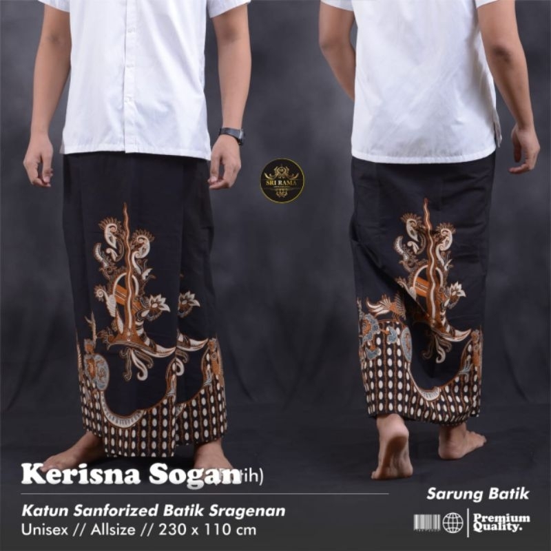 SARUNG BATIK PRIA BAHAN KATUN PRIMISIMA PREMIUM SOLO SRAGENAN