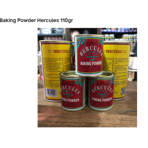 

Baking Powder Hercules 110gr