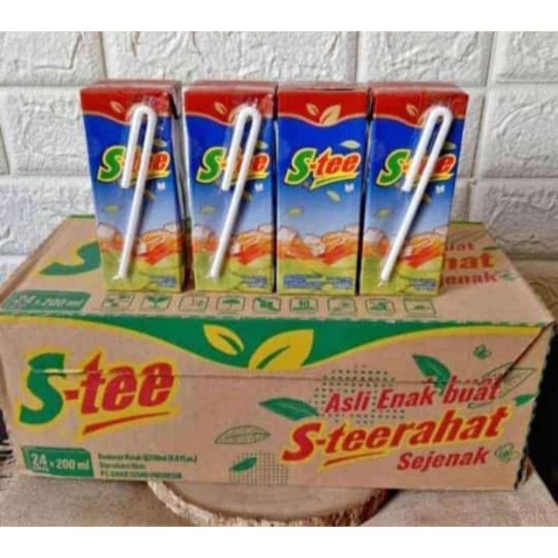 

teh S-tee 240ml isi 24