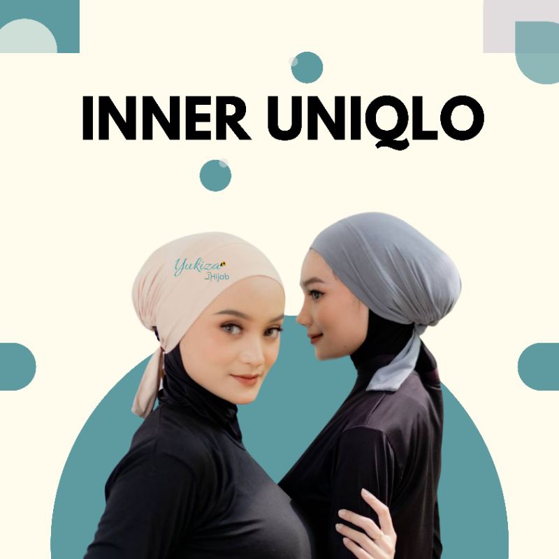 YUKIZA inner uniqlo inner basic hijab instan ciput uniqlo