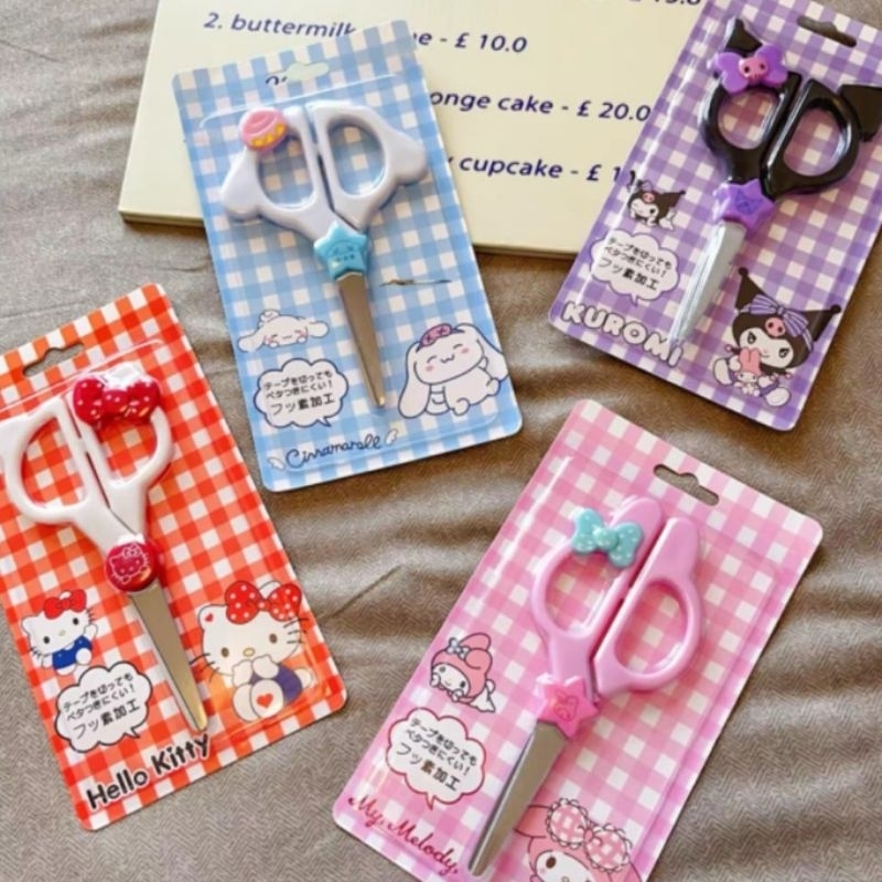 

DC Gunting Cinnamoroll Hello Kitty Kuromi My Melody ribbon